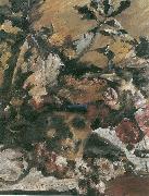 Lovis Corinth Totenkopf mit Eichenlaub oil painting on canvas